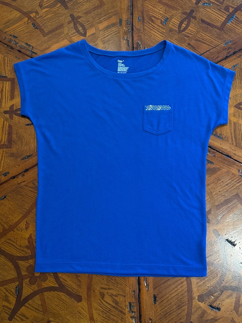 Gap Royal Blue Short Sleeve Pocket Tee